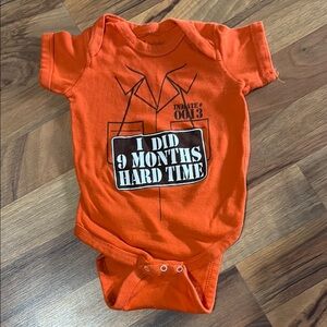 💛10/$10Spencer's Orange Bodysuit Vibrant Graphic Design